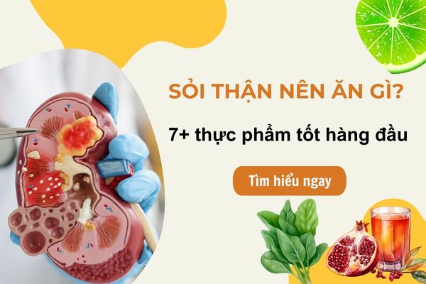 Sỏi thận nên ăn gì? Top 7+ thực phẩm hàng đầu đừng bỏ qua!